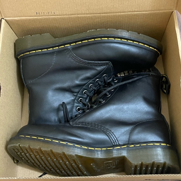 Dr. Martens size 7; Nappa black boots. Worn 2 times. In excellent condition